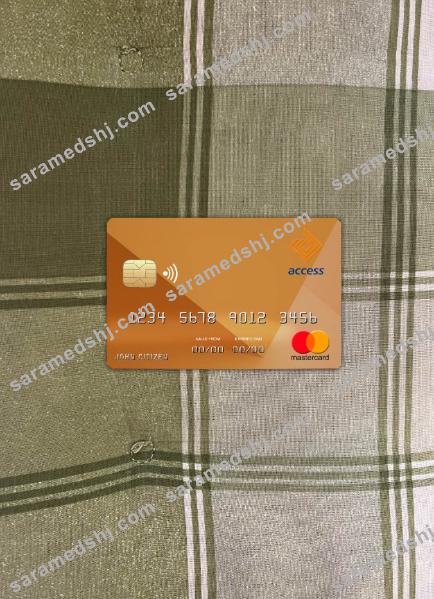 Burundi Access bank mastercard photolook front